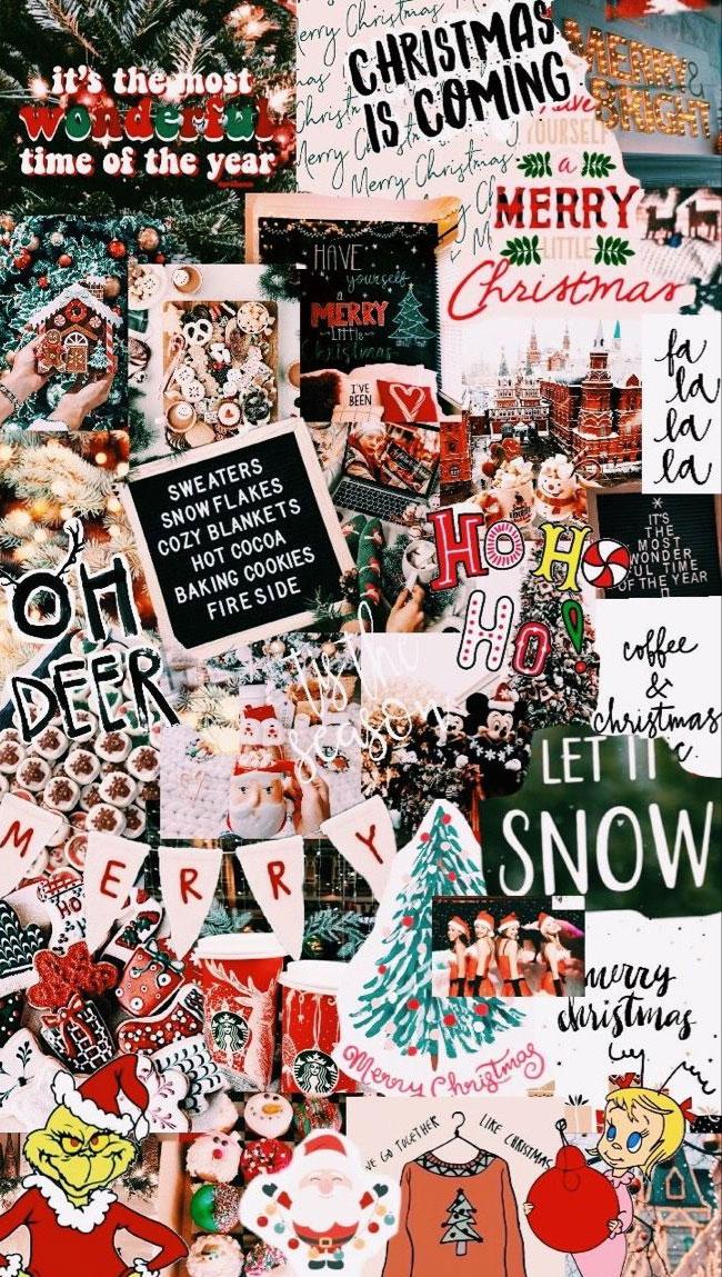 Christmas Collage Wallpaper Ideas Is Ing I Take
