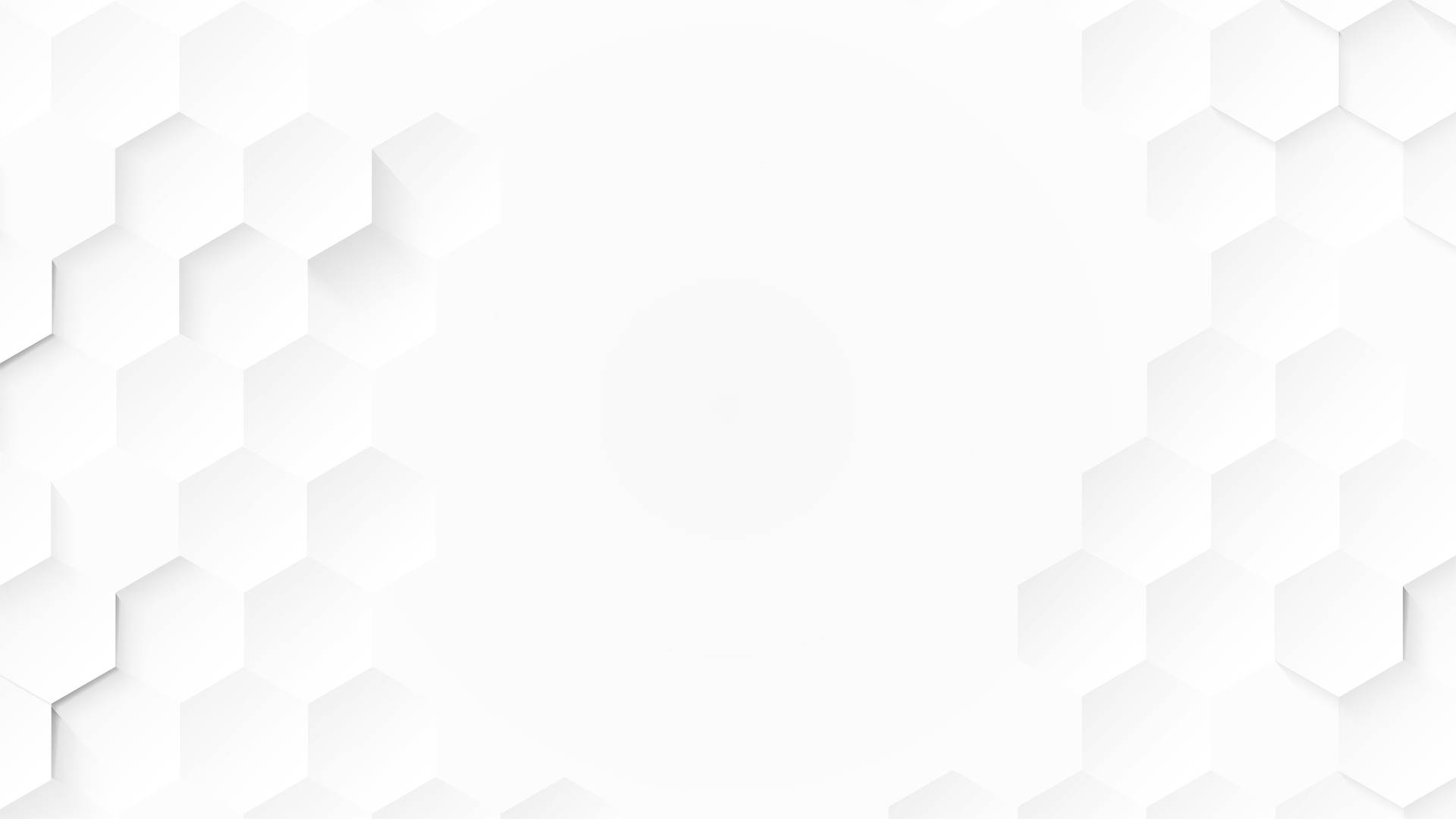 Abstract white geometric background with hexagons, perfect for a clean and modern wallpaper