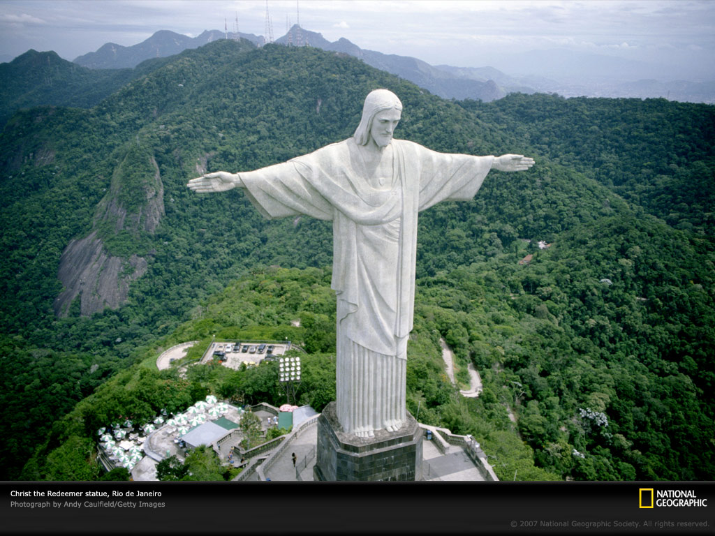 Christ Redeemer Rio De Janeiro Environs Wengen Painting