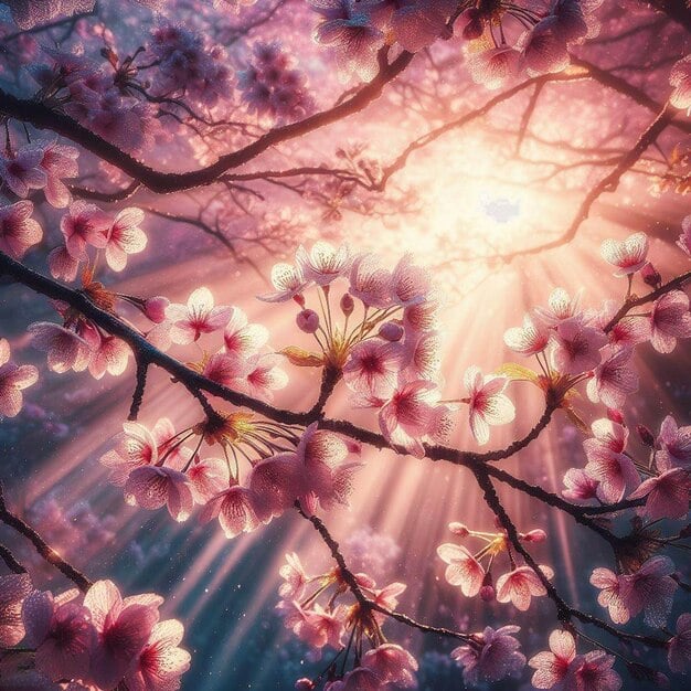 Sakura Desktop Wallpaper Psd High Quality Templates