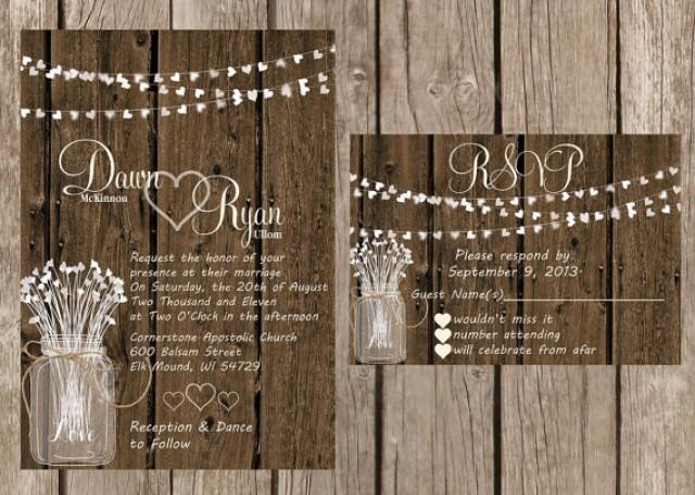 Wedding Invitation For Your Rustic Themed Big Day Check Wallpaper