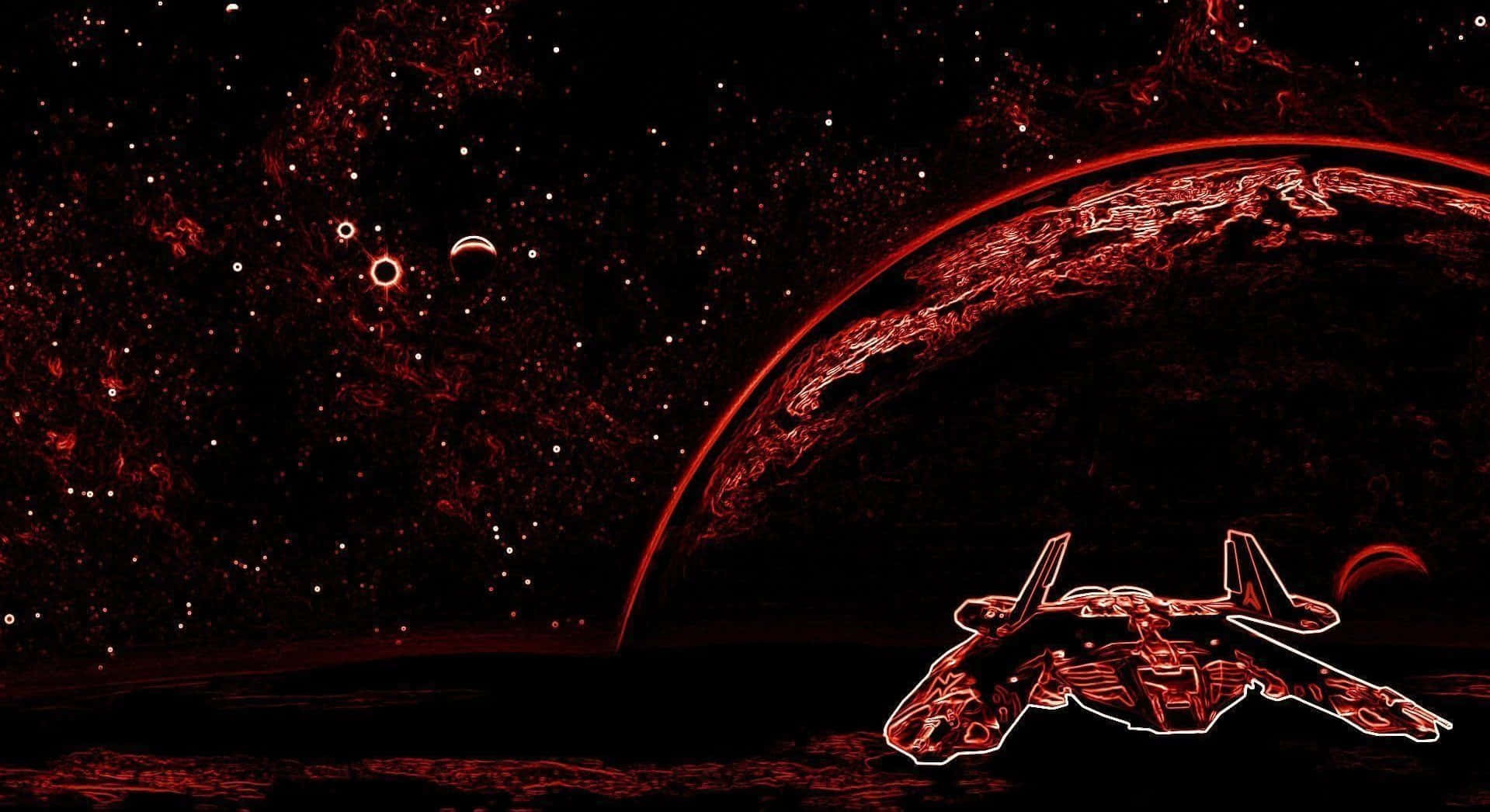 Dark Red Aesthetic Wallpaper