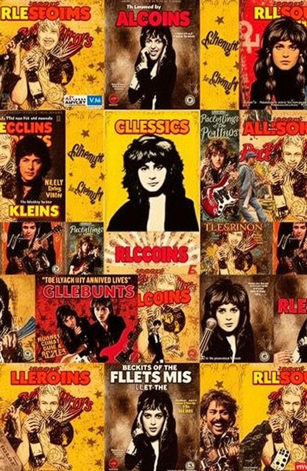 Classic Rock Album Covers Wallpaper