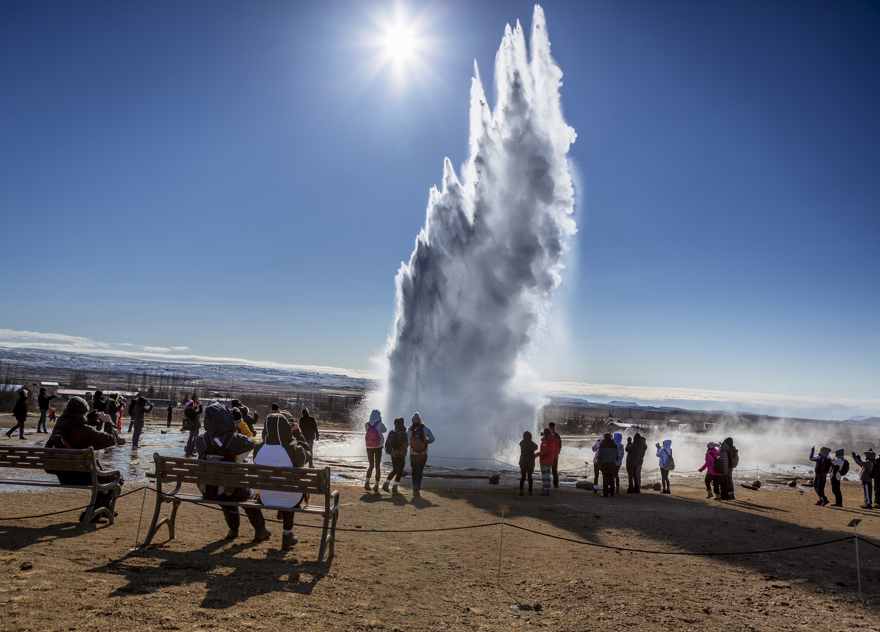 Desktop Wallpaper Iceland Geyser Strokkur District