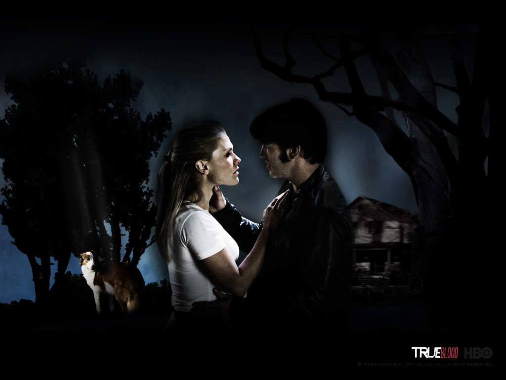 True Blood Hbo S Season Promo Wallpaper