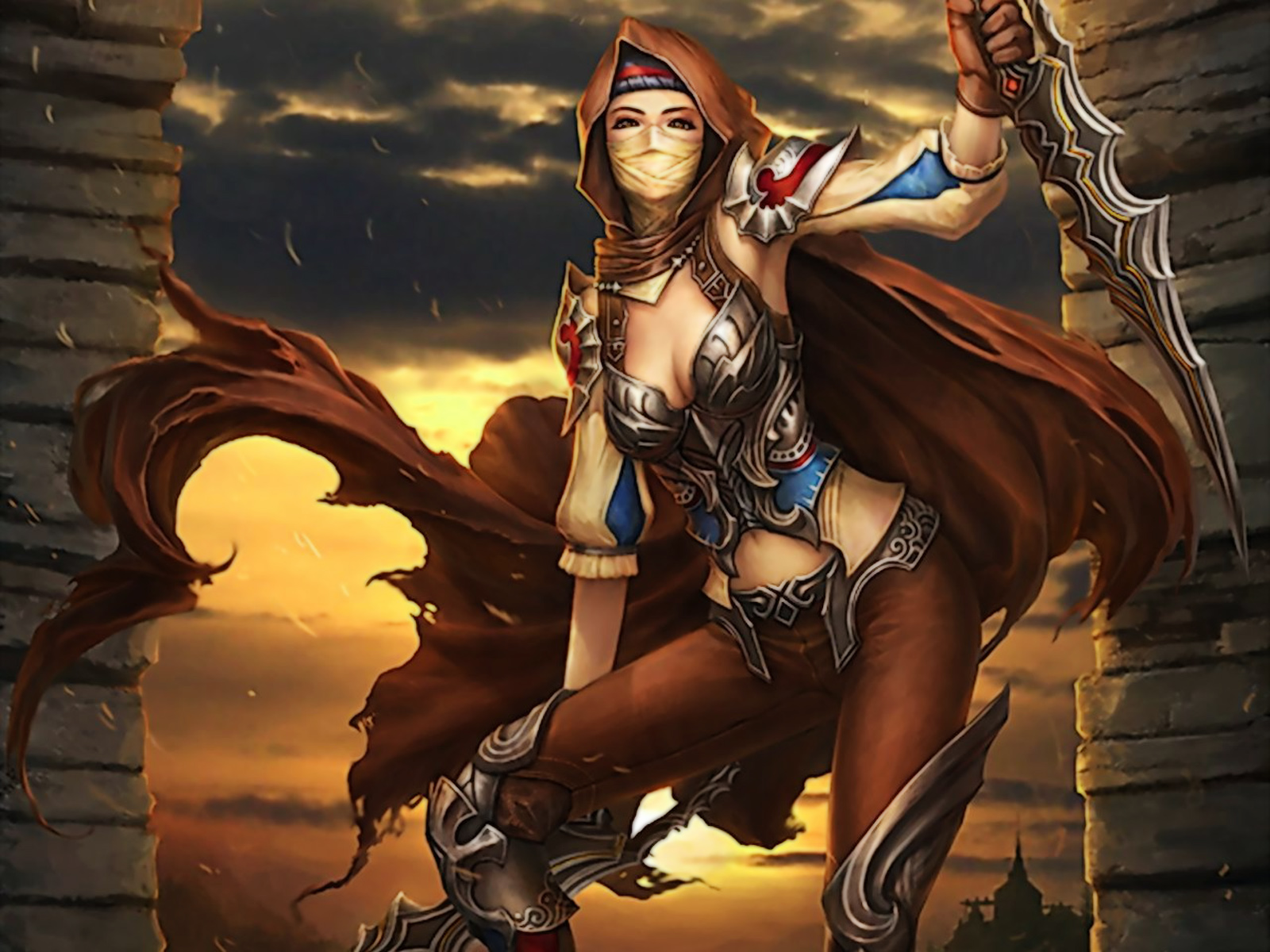 Women Warrior Wallpaper 3d Fantasy Art Background