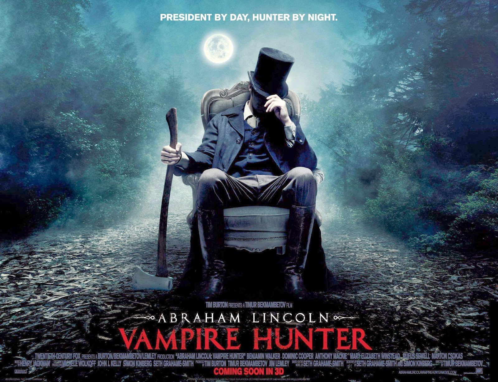 Wallpaper Abraham Lincoln Vampire Hunter