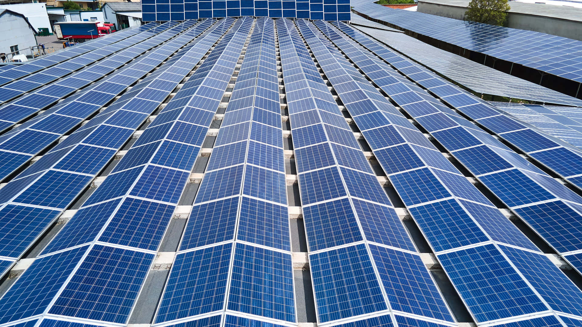 Solar Panel Background Wallpaper