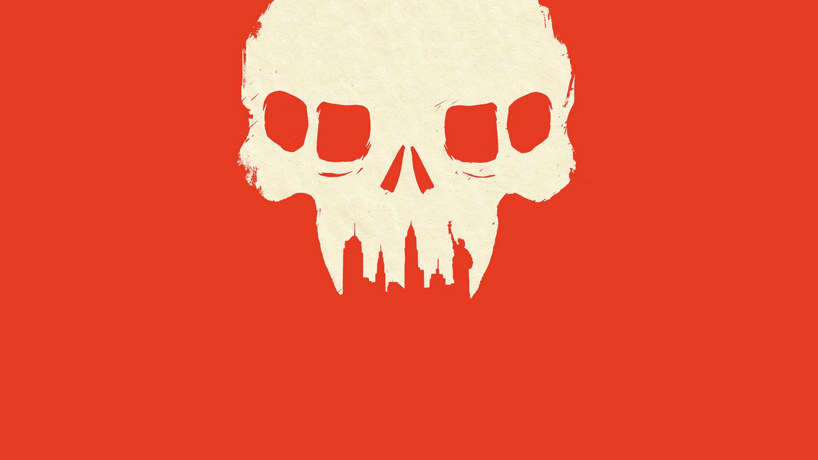Skull Red Ny City HD Wallpaper Epic Desktop Background