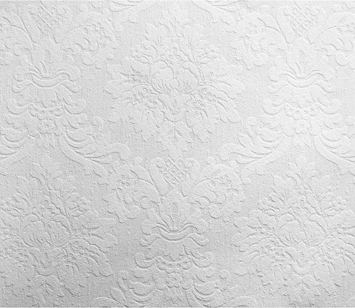 Inspired By Color White Classic Damask Paintable Wallpaper Traditional