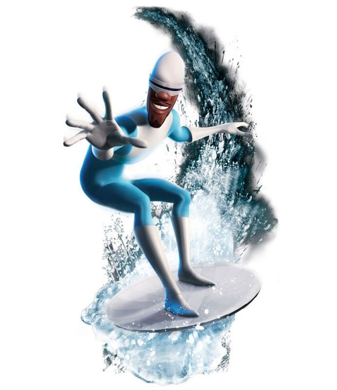 Disney Frozone Characters From The Incredibles Wallpaper