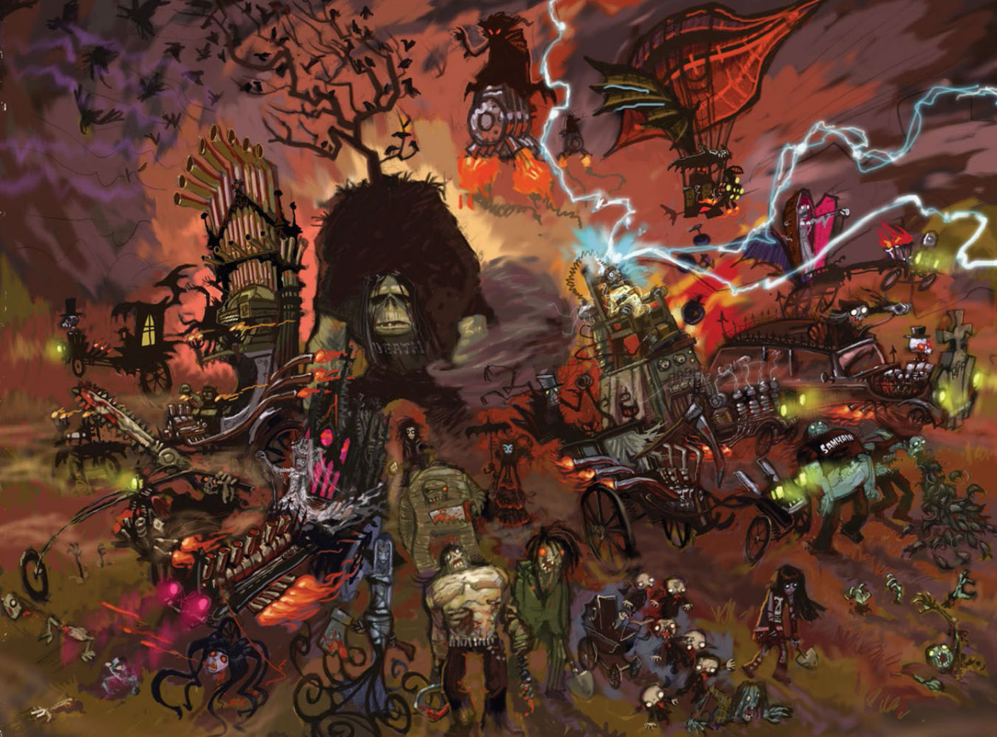 Brutal Legend Game Fantasy Warrior Monster Psychedelic F Wallpaper