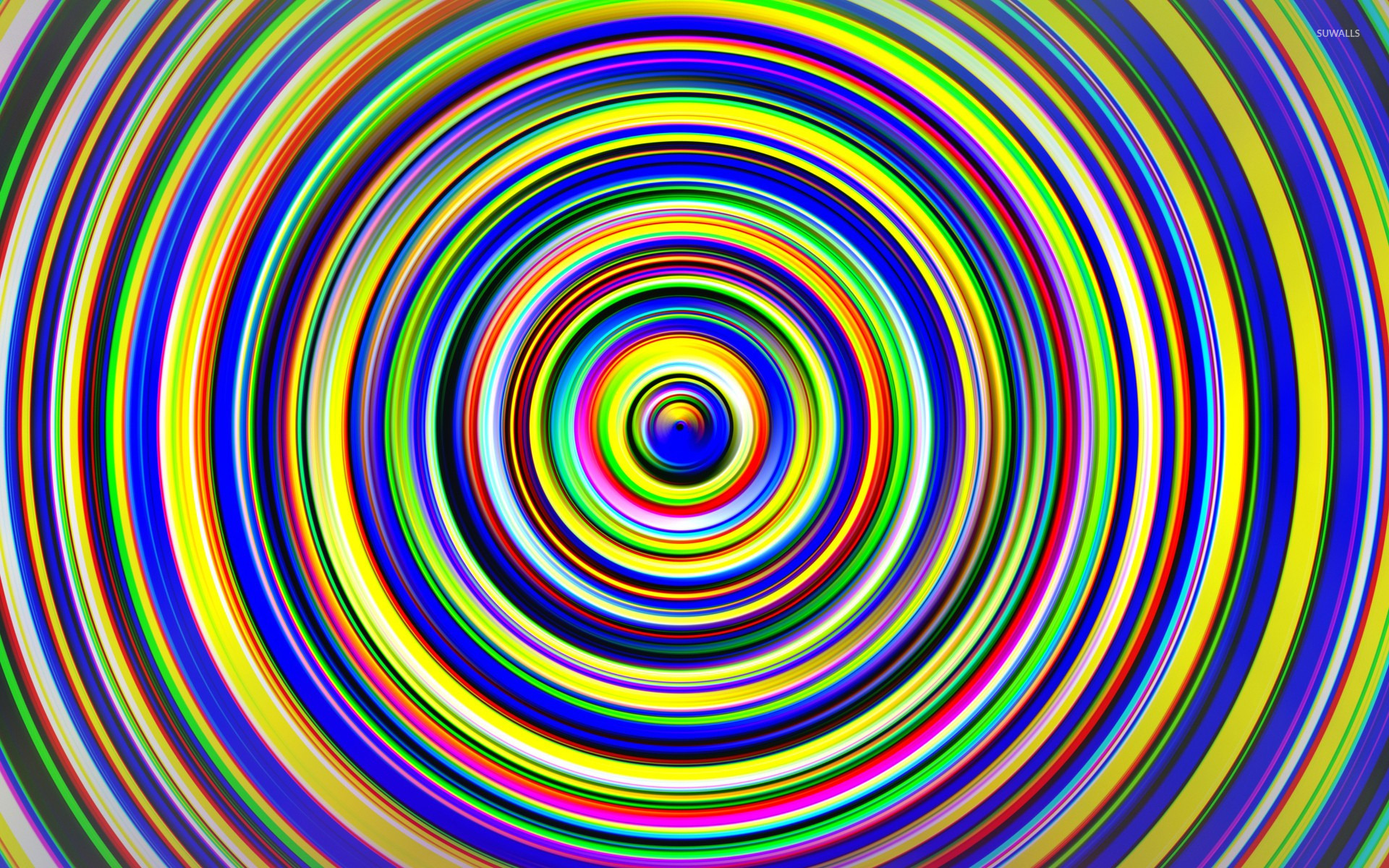 Colorful Circles Wallpaper Abstract