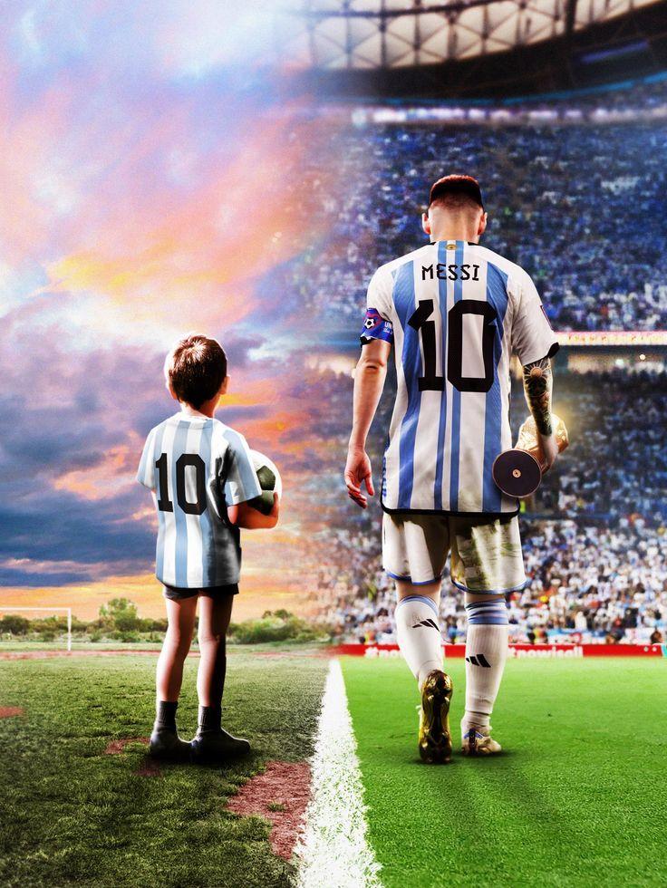 Lionel Messi World Cup Qatar Wallpaper In