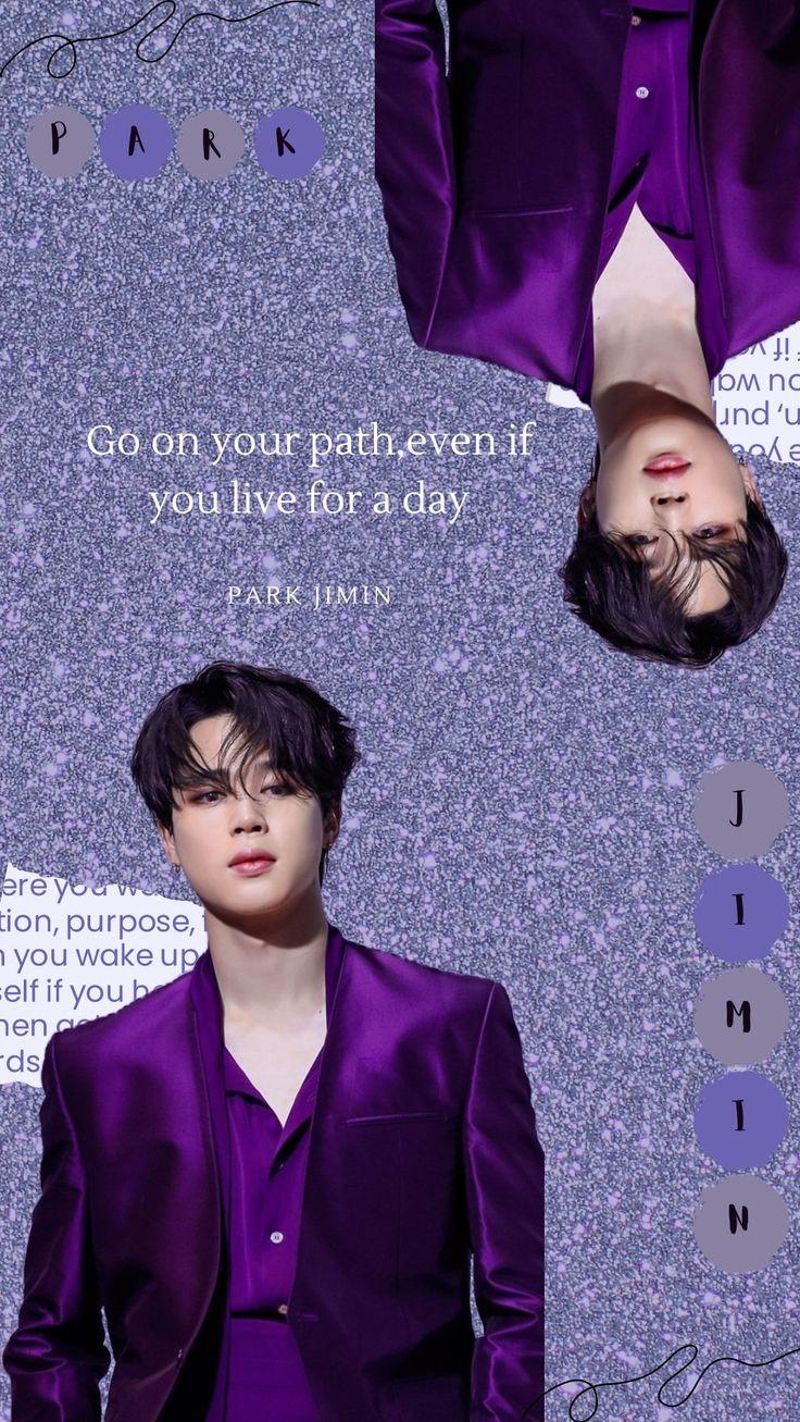 Jimin Purple Wallpaper Quotes