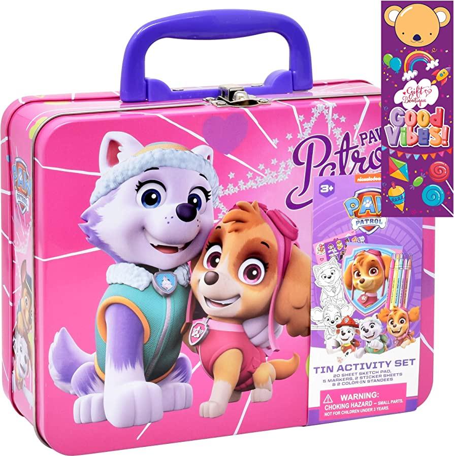 Amazon Paw Patrol Coloring And Activity Tin Box Includes