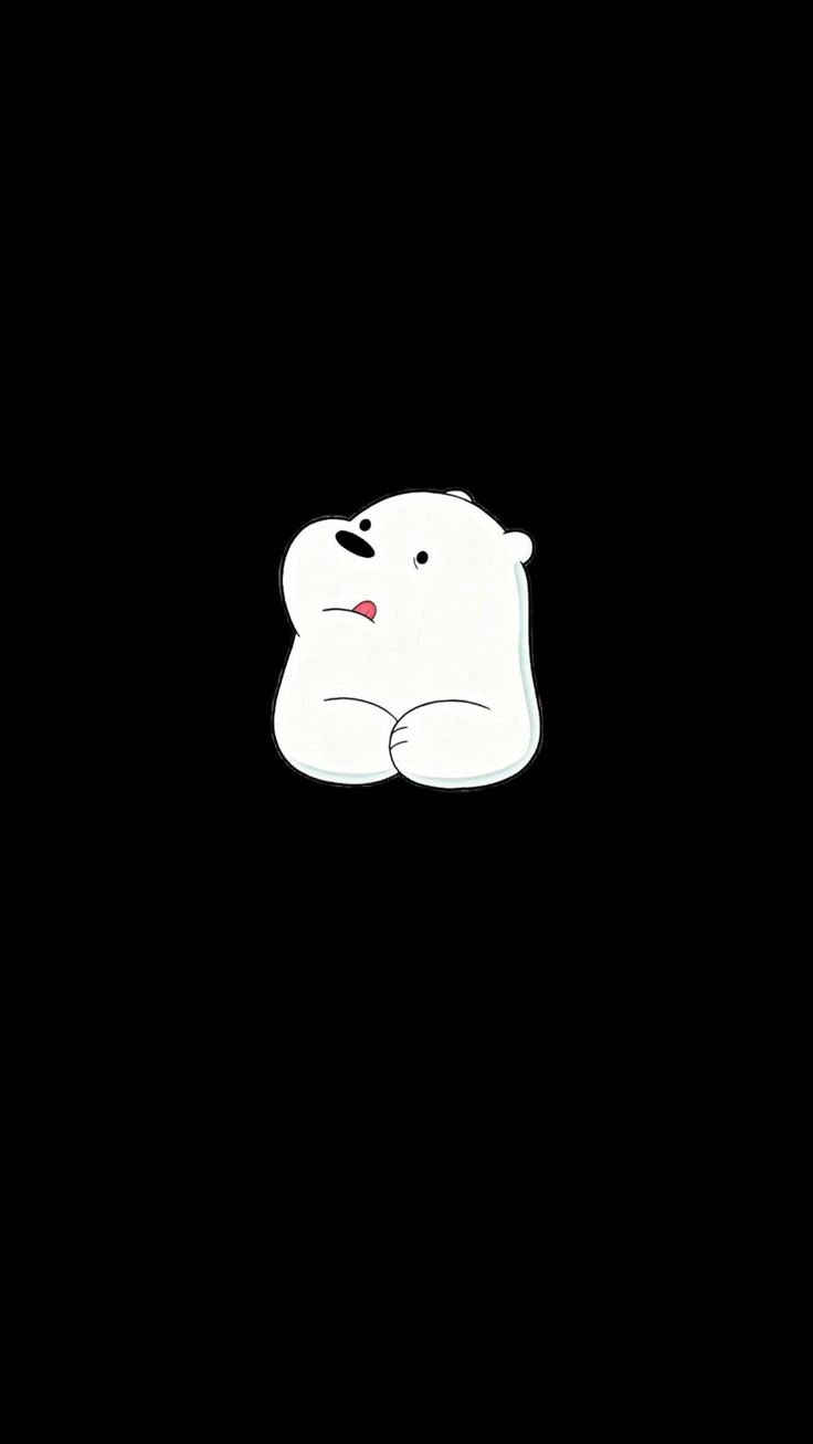 Black Wallpaper Ice Bear