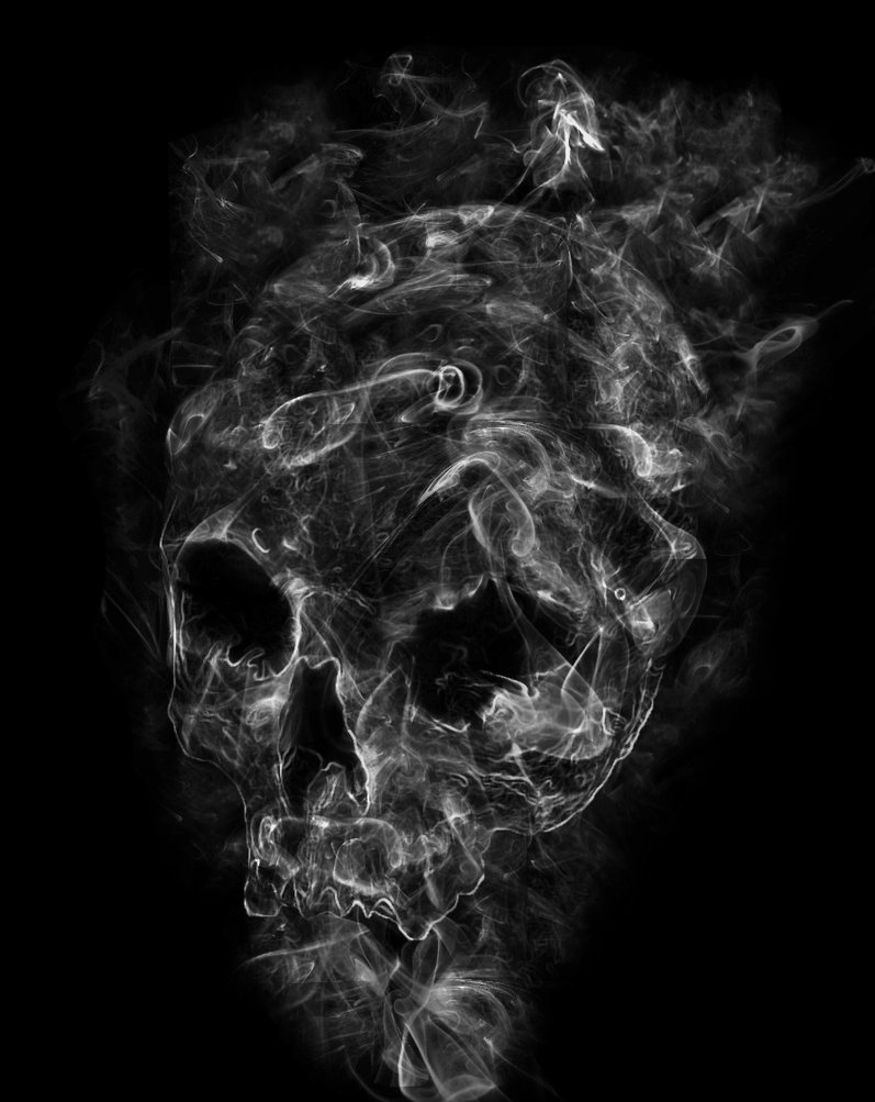 Smoke Skull by Mehgan1 on