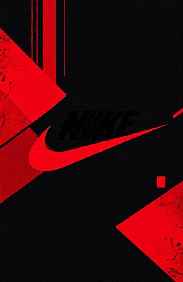 Red And Black Nike Wallpaper