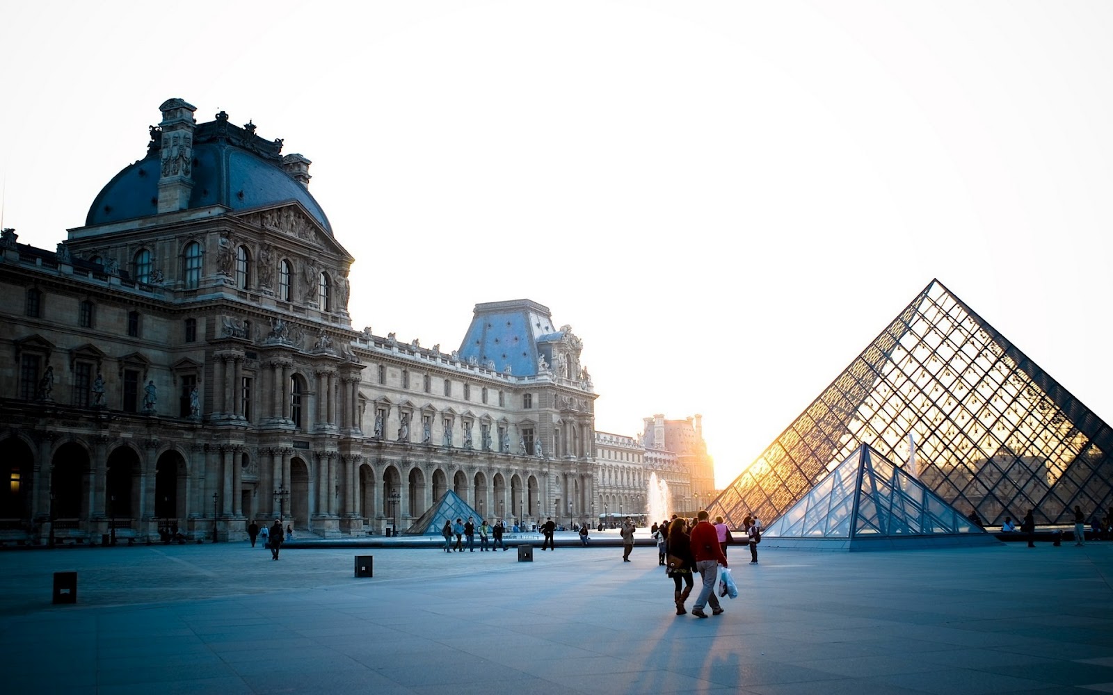 The Louvre Wallpaper HD Widescreen Desktop