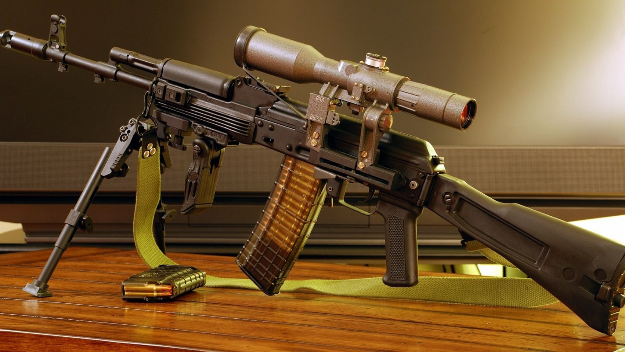 Kalashnikov Ak Weapon Gun Military Rifle Ammo H Wallpaper