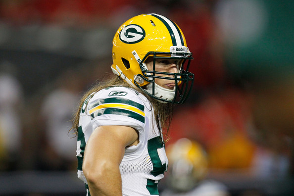 Clay Matthews Of The Green Bay Packers Looks On