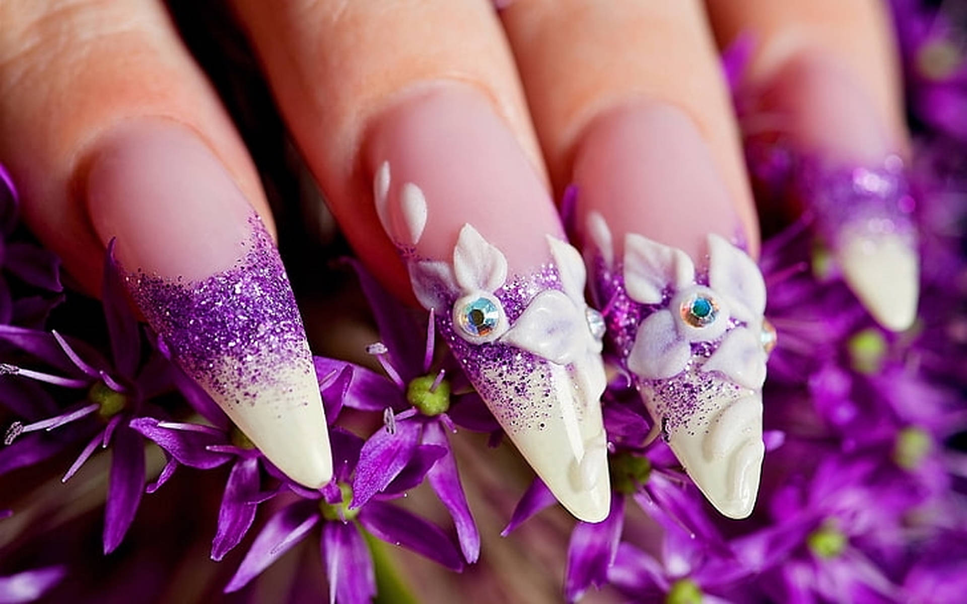 Purple Stiletto Nails Y3nef51oaar5o6cp Wallpaper
