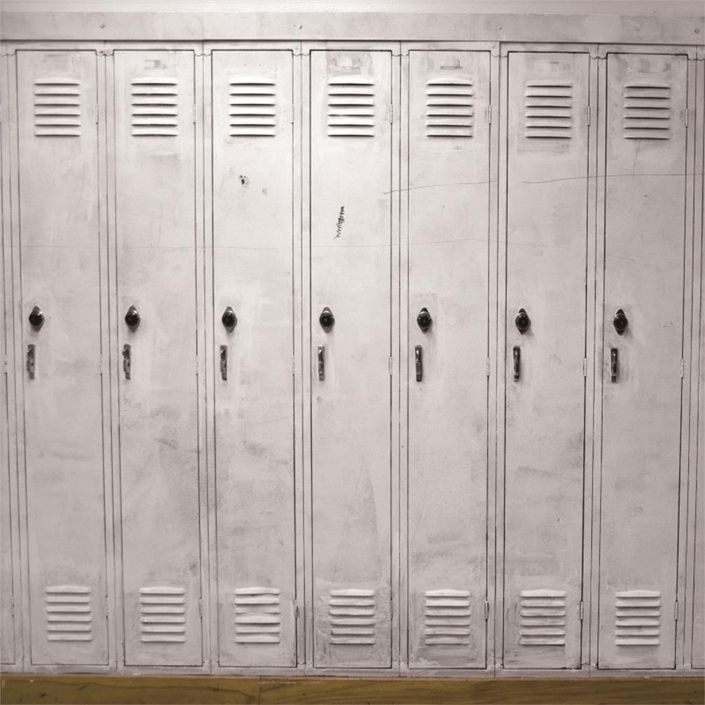 Amazon Aofoto Old School Locker Backdrop White Gym
