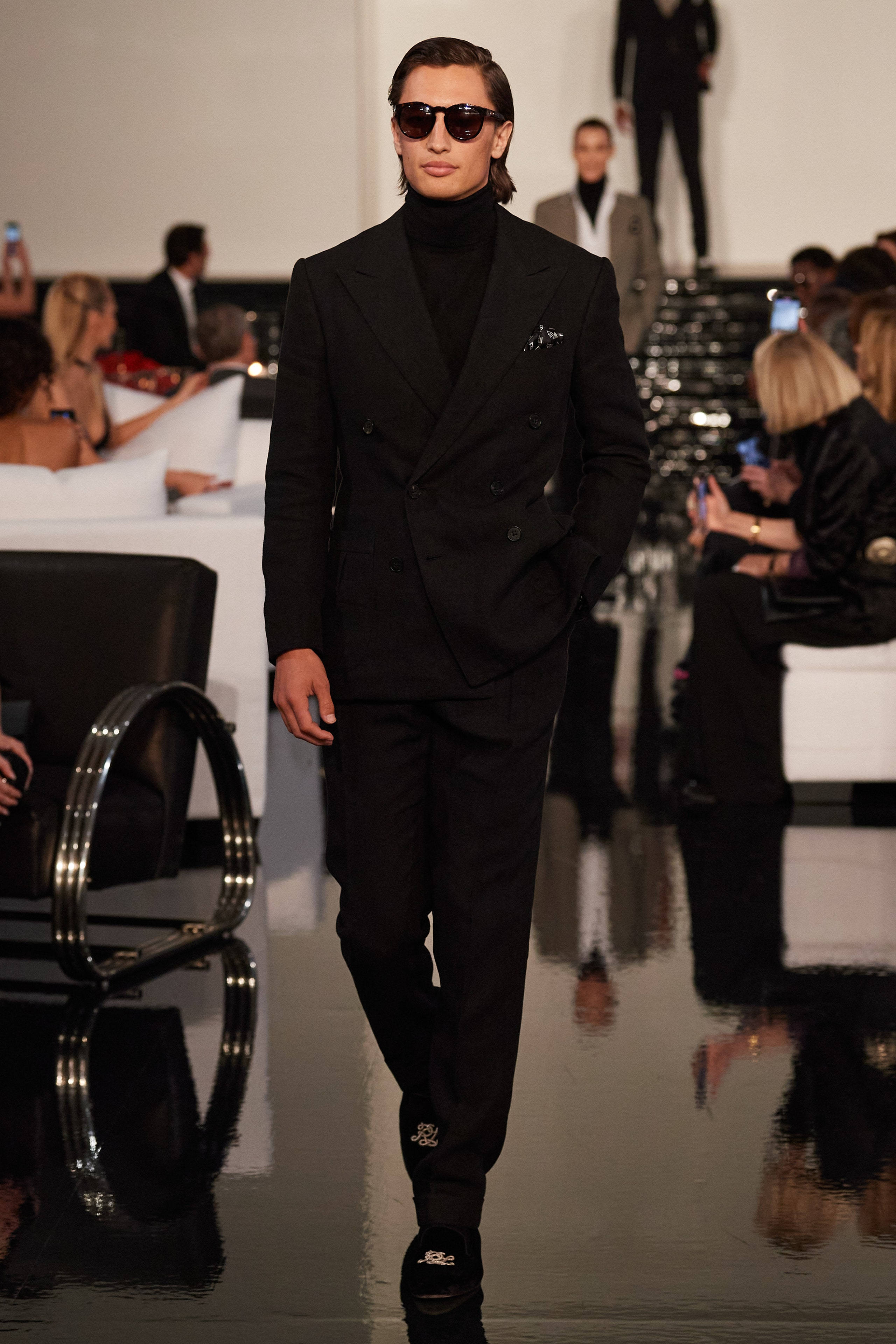 Ralph Lauren Corporation Black Suit Sunglasses Wallpaper