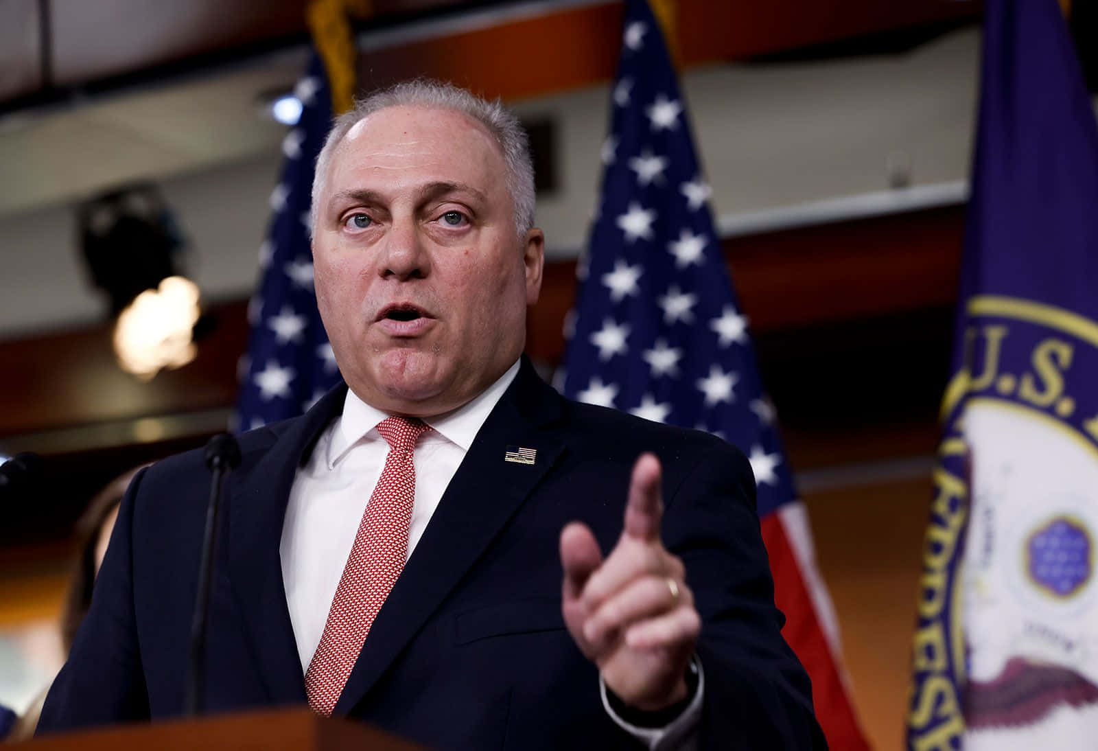 Steve Scalise Pointing At Er Wallpaper