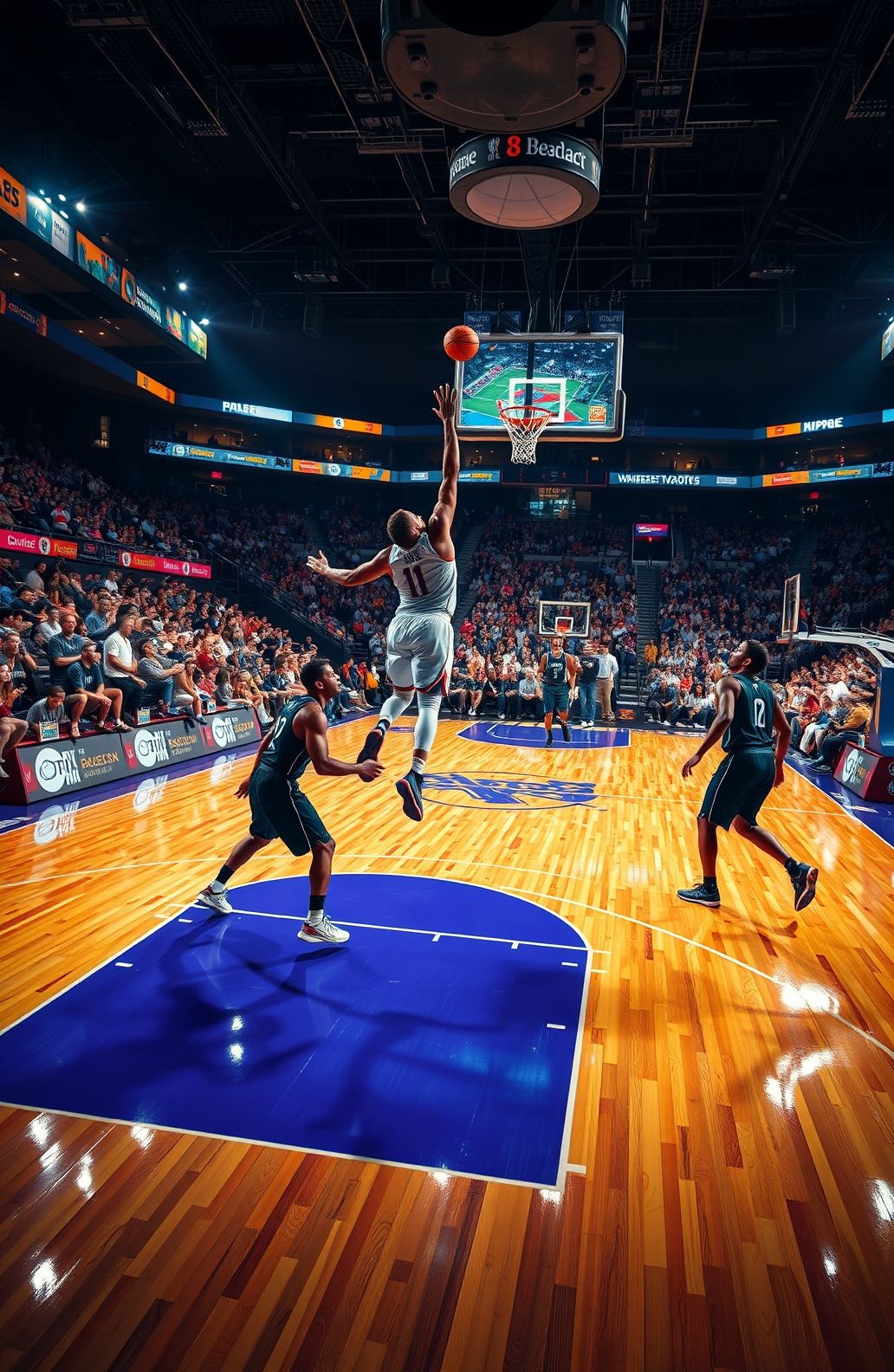 Basketball Court Wallpaper Hd