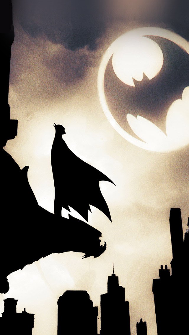 Lonly Batman By Detective Ics Parallax HD iPhone iPad Wallpaper