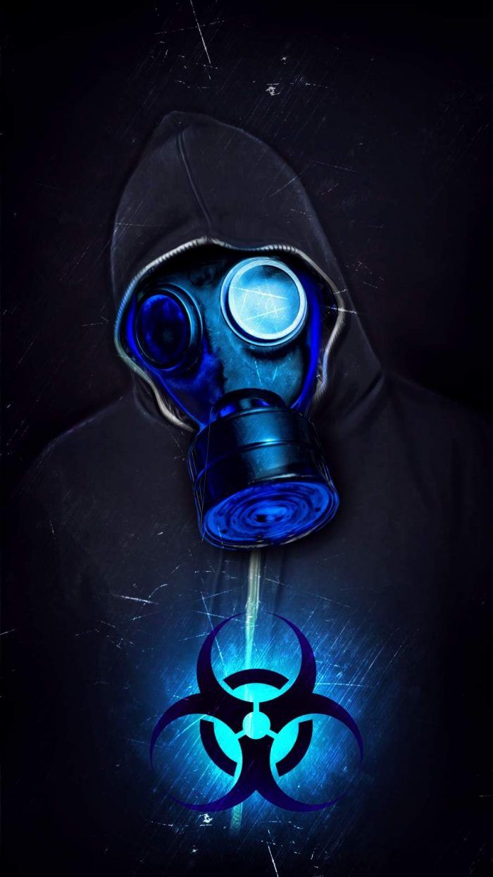 Colored Smoke Gas Mask IPhone Wallpaper  IPhone Wallpapers  iPhone  Wallpapers