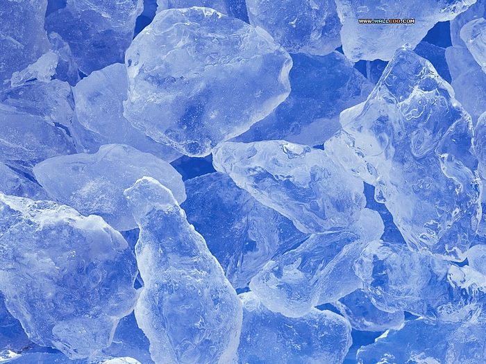 Ice Block Picture Wallpaper Cube