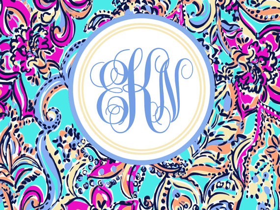Items Similar To Lilly Pulitzer Inspired Puter Background On