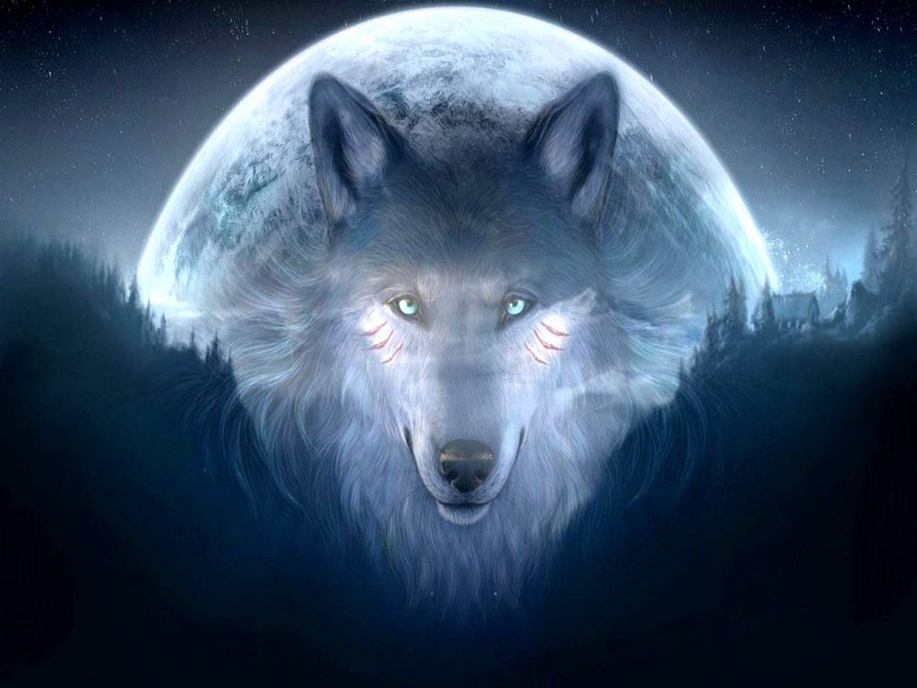 Cool Wolf Background Desktop Background