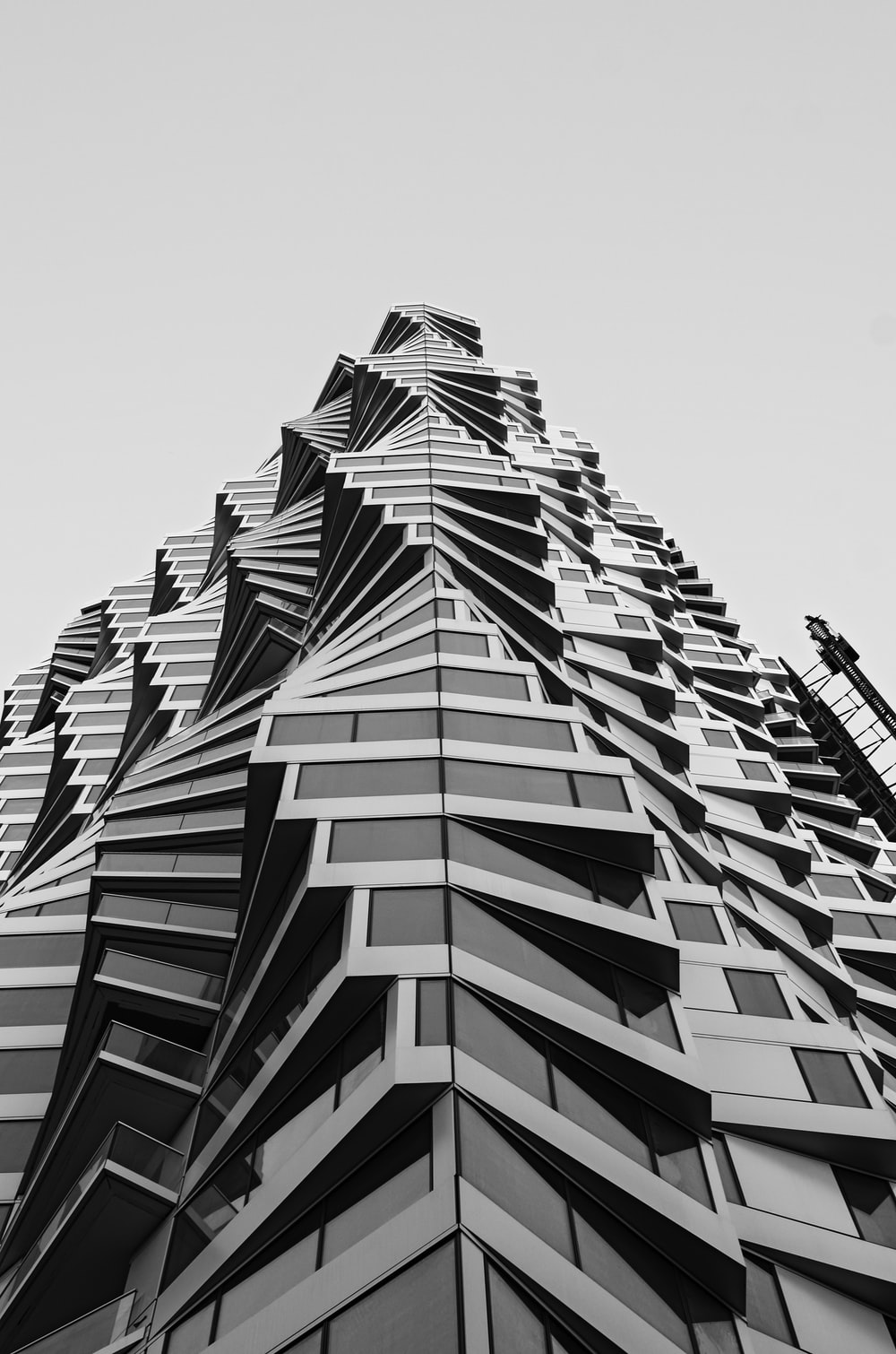 Grayscale Photography Of High Rise Building During Daytime Photo