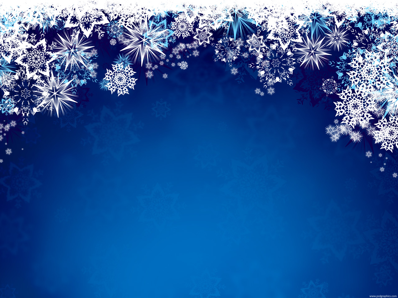 Medium Size Pre Blue Winter Background