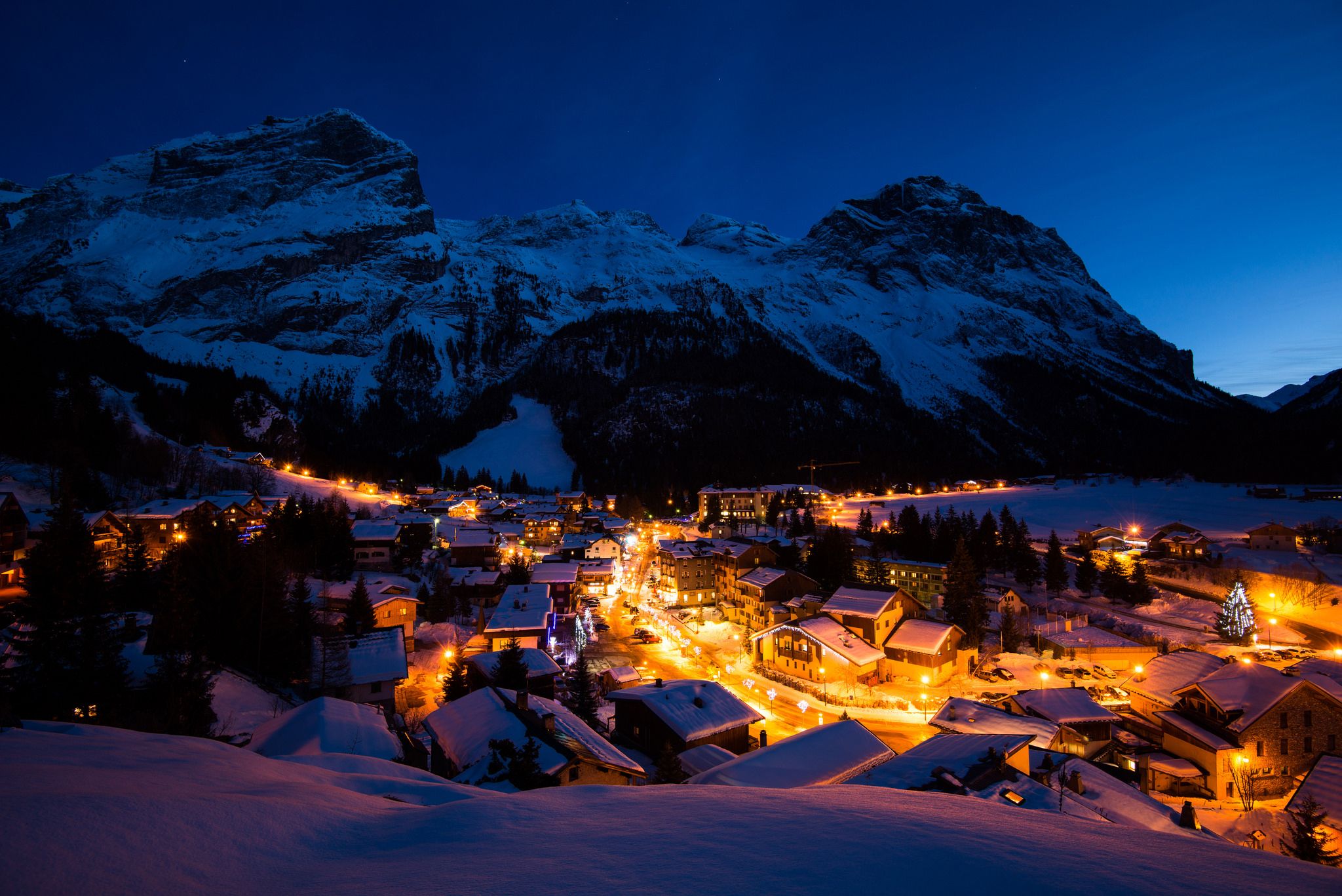 Winter Night Wallpaper