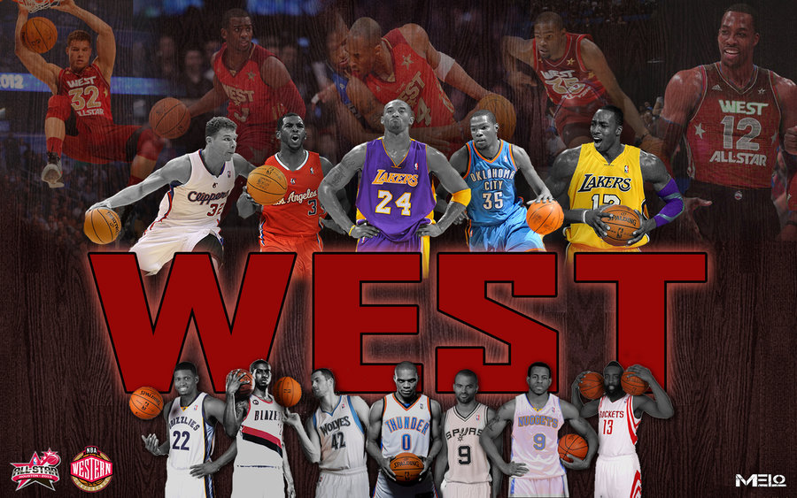 Nba Western All Stars By Carmelosidd