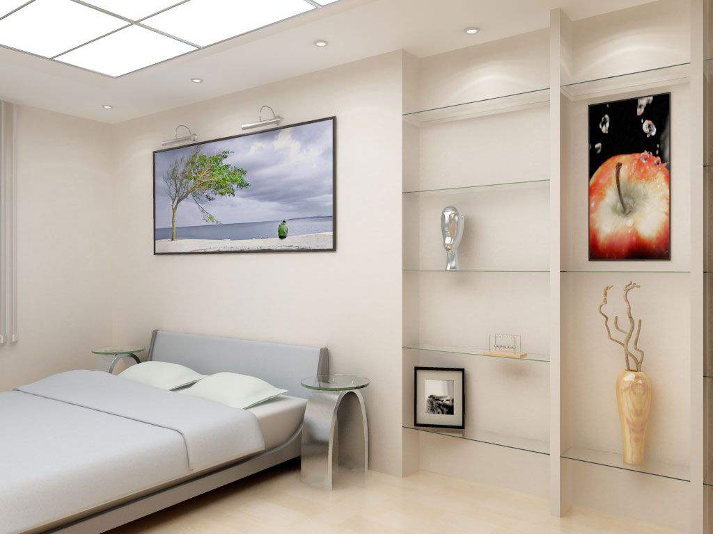 Ultra Quality Beautiful Bed Room Interior Design Modern Wallpaper