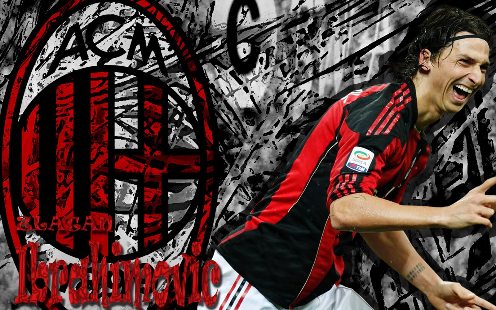 Top Footballer Wallpaper Ac Milan Ibrahimovic Desktop