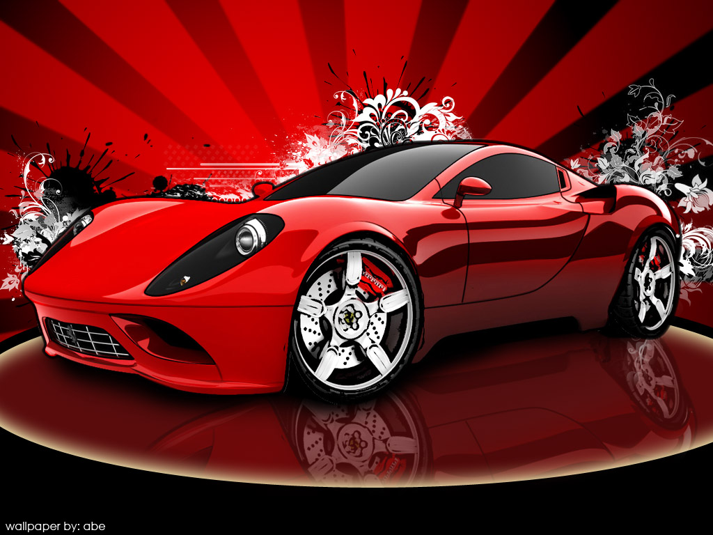 Red Sports Car Wallpaper Hd