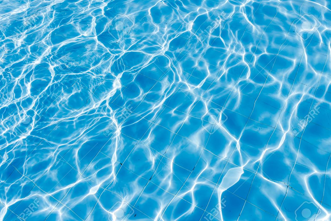 Surface Of Swimming Pool Water Background Stock Photo Picture