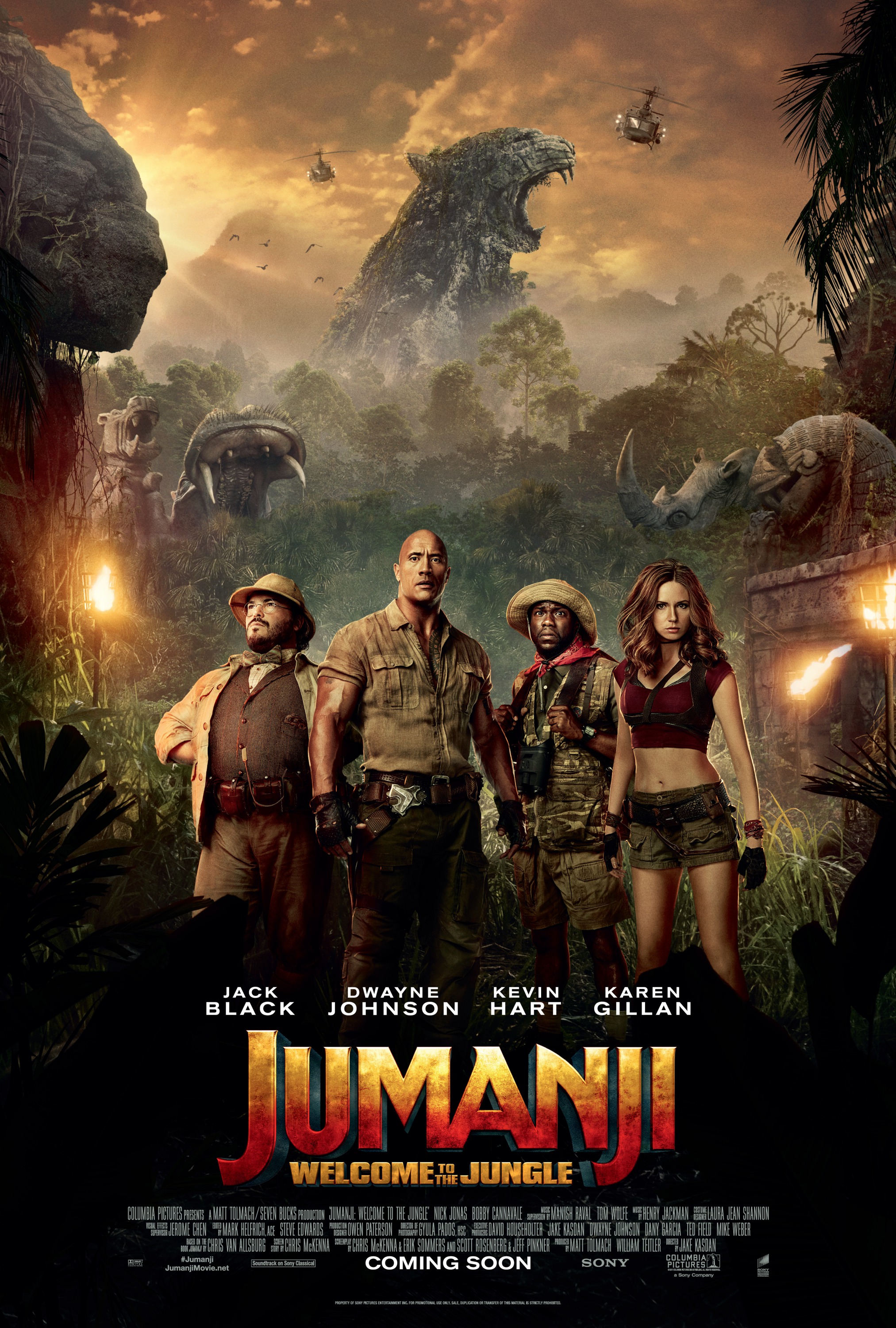 Jumanji Image Wele To The Jungle Poster HD