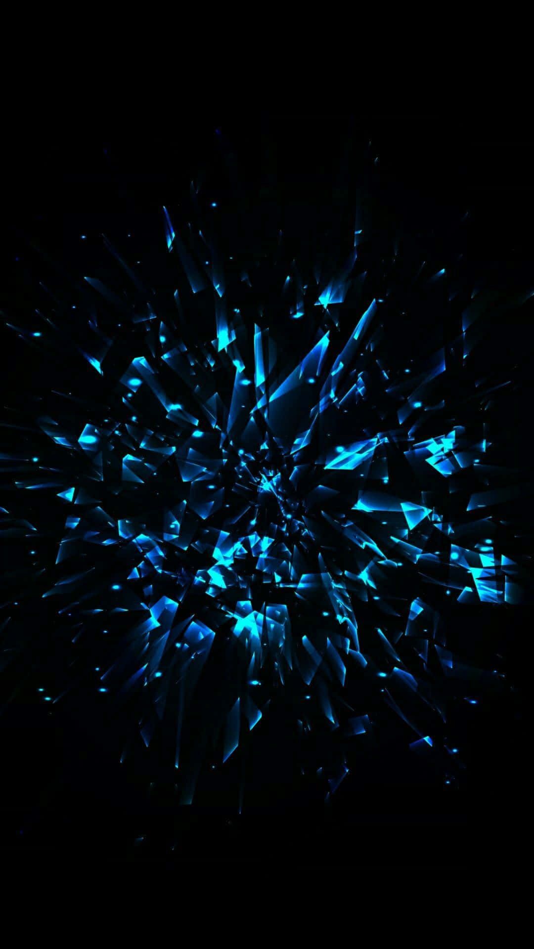 Black And Blue iPhone Wallpaper