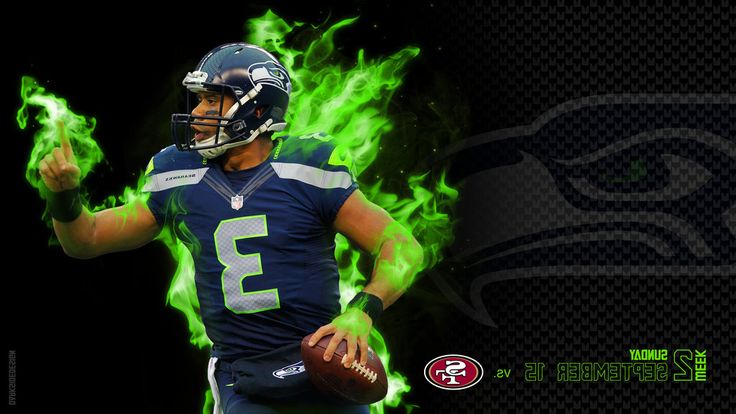 Seattle Seahawks Russell Wilson Wallpaper