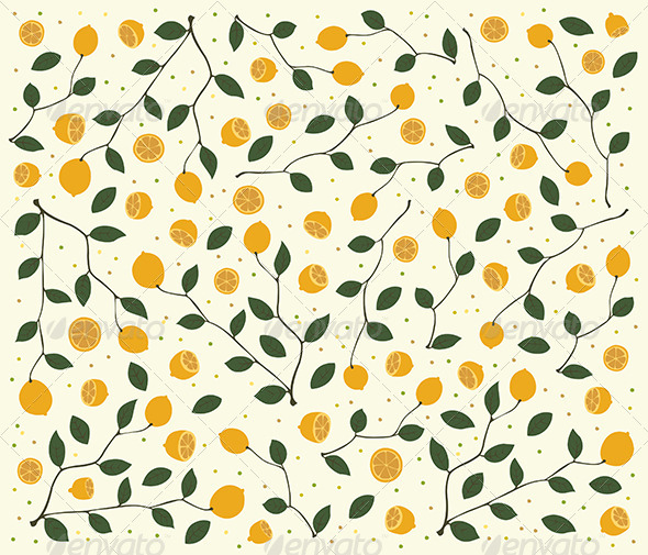 Fresh Lemon Pattern By Ma Lika
