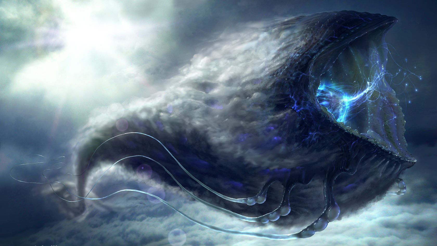 Fantasy Background Leviathan Wallpaper By Dena Baila