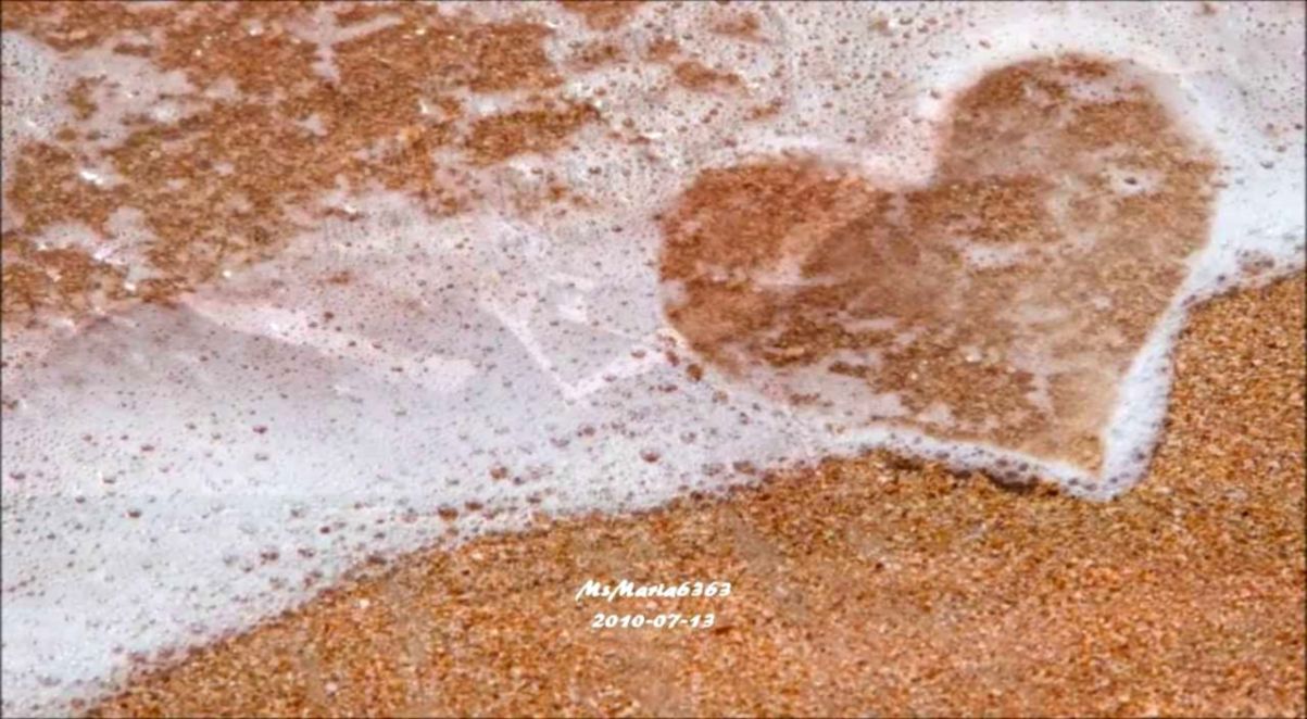 Letter Love On The Sand HD Wallpaper Lib